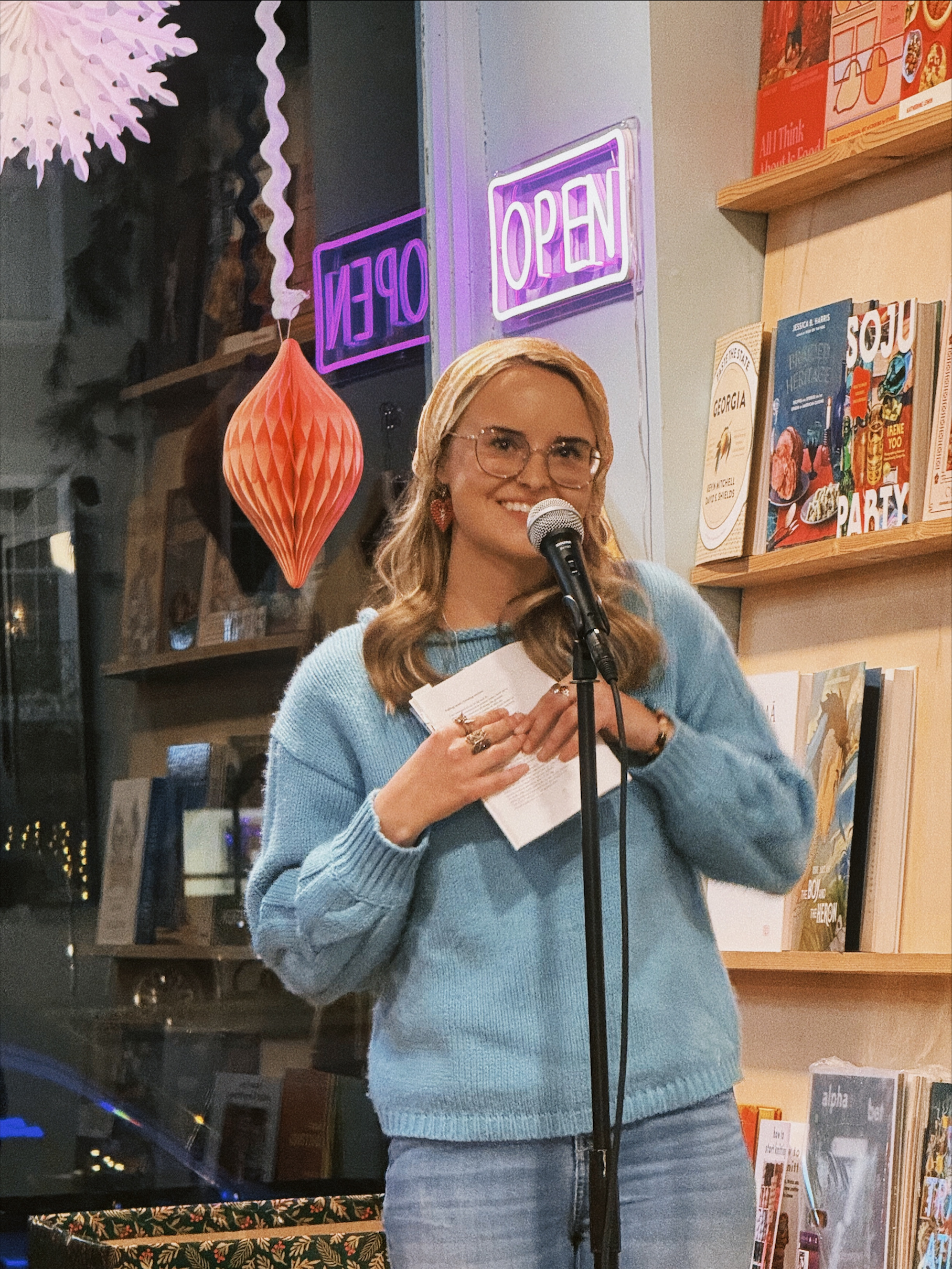 Poetry reading at The Book Tavern